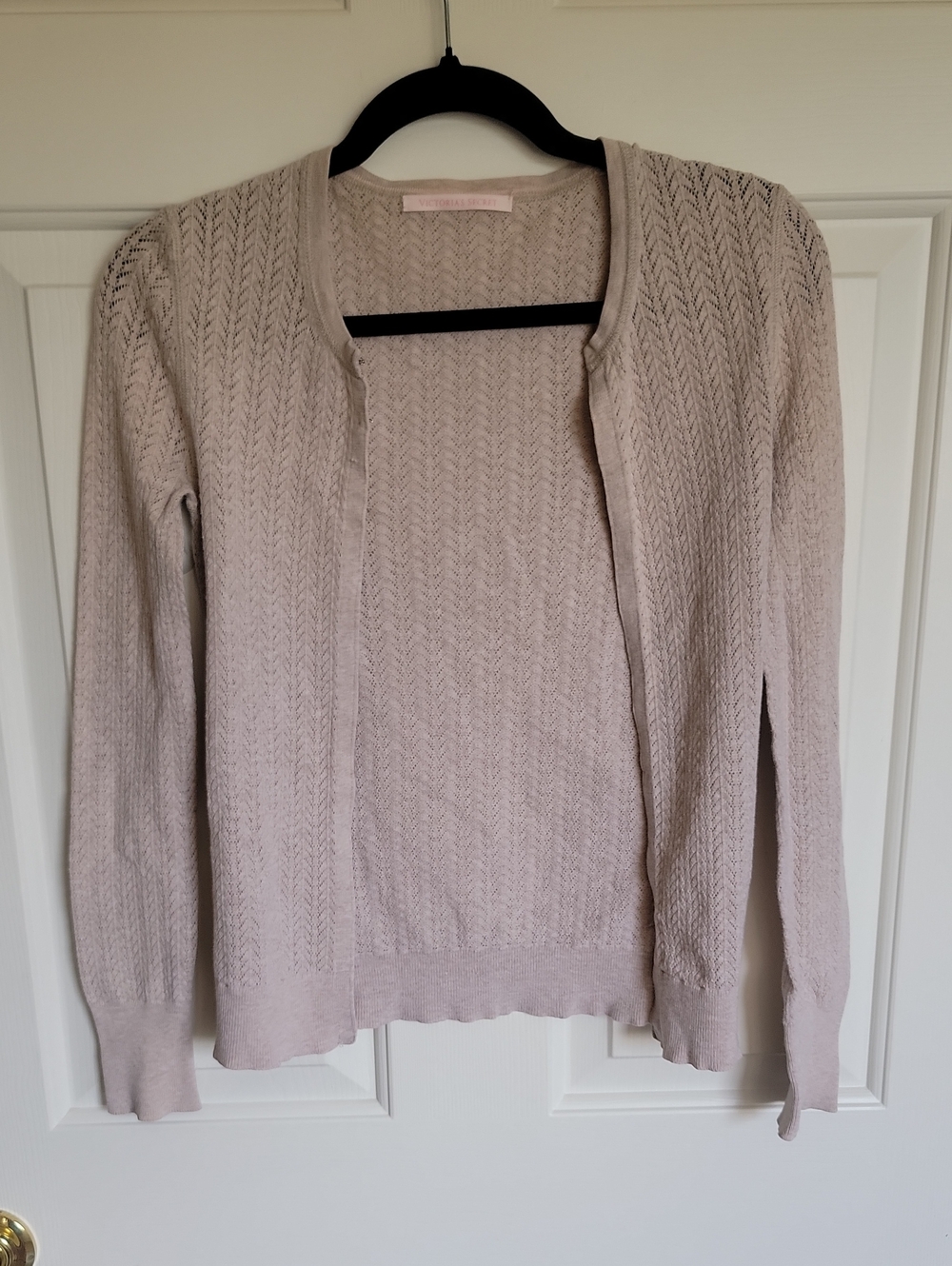 Victoria's Secret Cardigan Sweater. Size Small. Cream/beige Color.